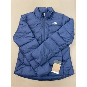 NWT Women’s The North Face Flare 2 Puffer 550-Down Winter Jacket - Navy Medium